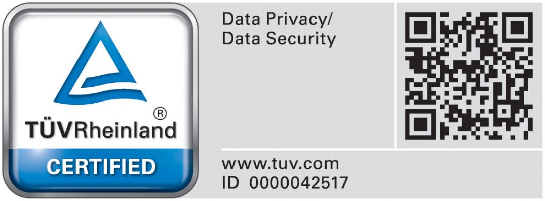 TÜV Zertifikat 