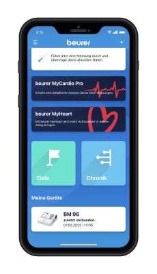 "beurer HealthManager Pro" - Übersicht