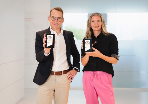 Kilian Kufner und Kerstin Glanzer