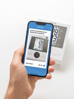 Blutdruck einfach abscannen - "Scan & Save"