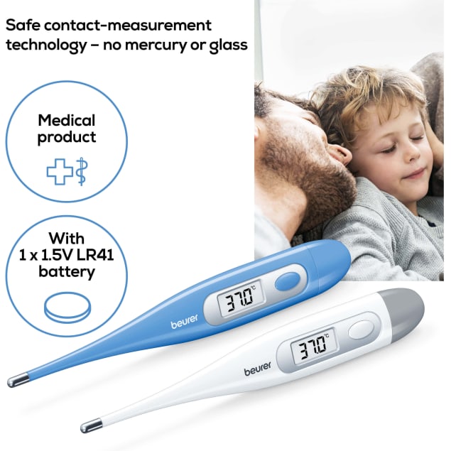 Thermomètre médical FT 09/1 bleu de Beurer Image du produit