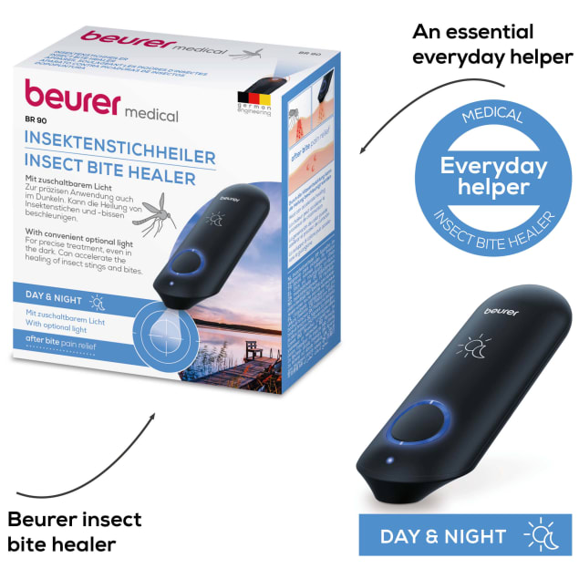 Urządzenie uśmierzające ból po ukłuciu insektów BR 90 firmy Beurer Prezentacja produktu