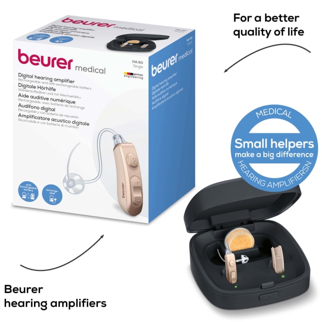 Aparat słuchowy HA 80 Single firmy Beurer Prezentacja produktu