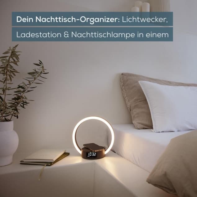 WL 65 Wake up+Charge Lichtwecker von beurer Banner 01